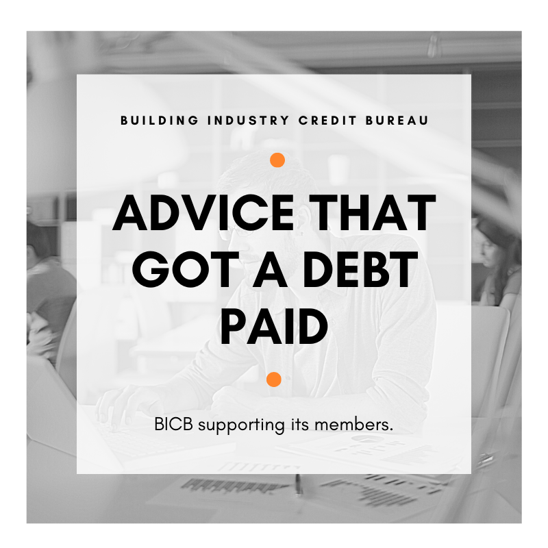 advice that got a debt paid - BICB