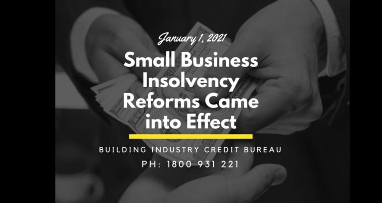 Small Business Insolvency Reforms