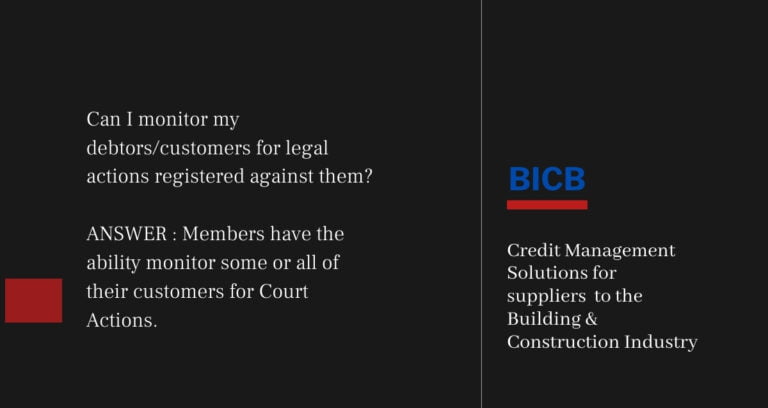BICB court actions