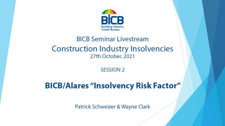 BICB/Alares “Insolvency Risk Factor”