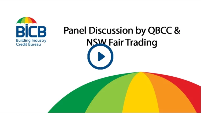 Panel Discussion by QBCC - NSW Fair Trading